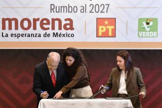 Morena, Verde y PT definirán aspirantes hacia el 2027